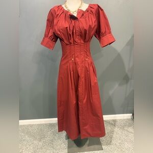 J. Crew Deep Red Maxi Dress